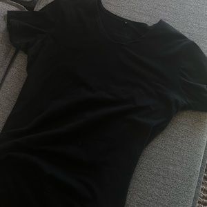 Black alphalete scoop neck shirt